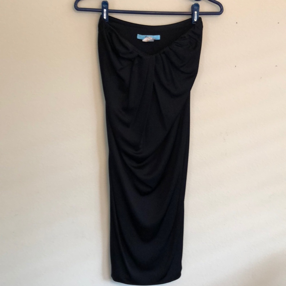 Black Marciano Mini Party Dress